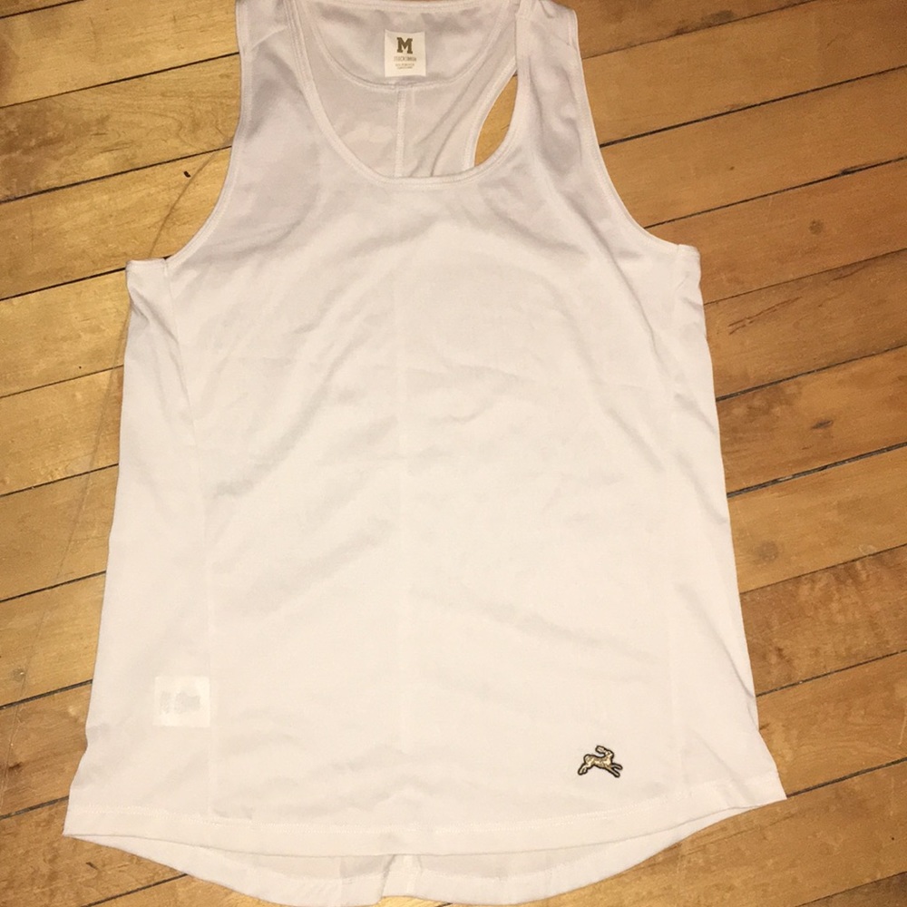 Tracksmith Cream Running Tank - Sz M
